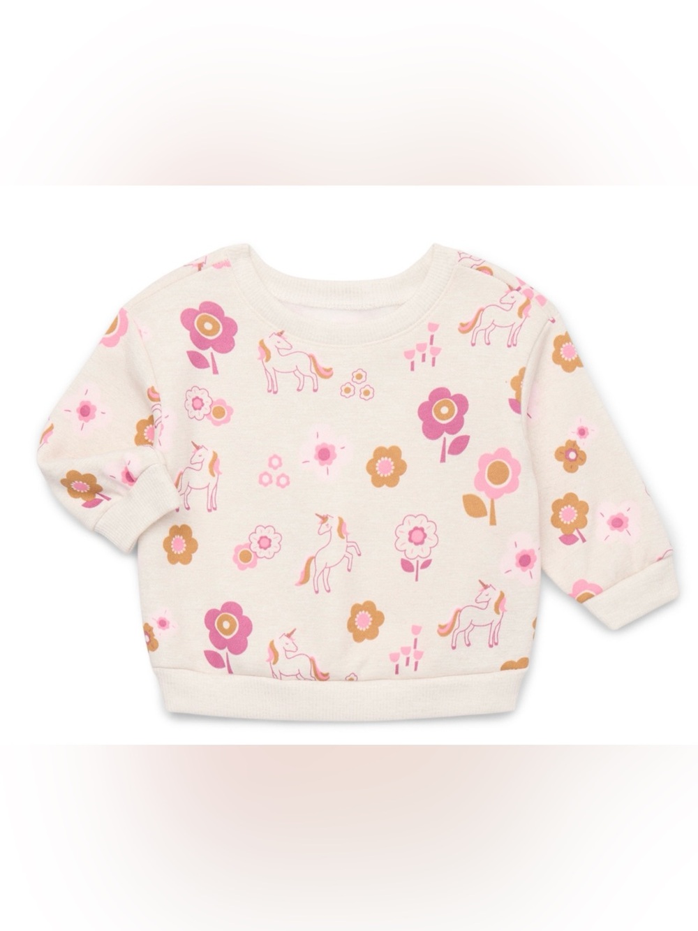 PRINTED FLEECE SWEATSHIRT